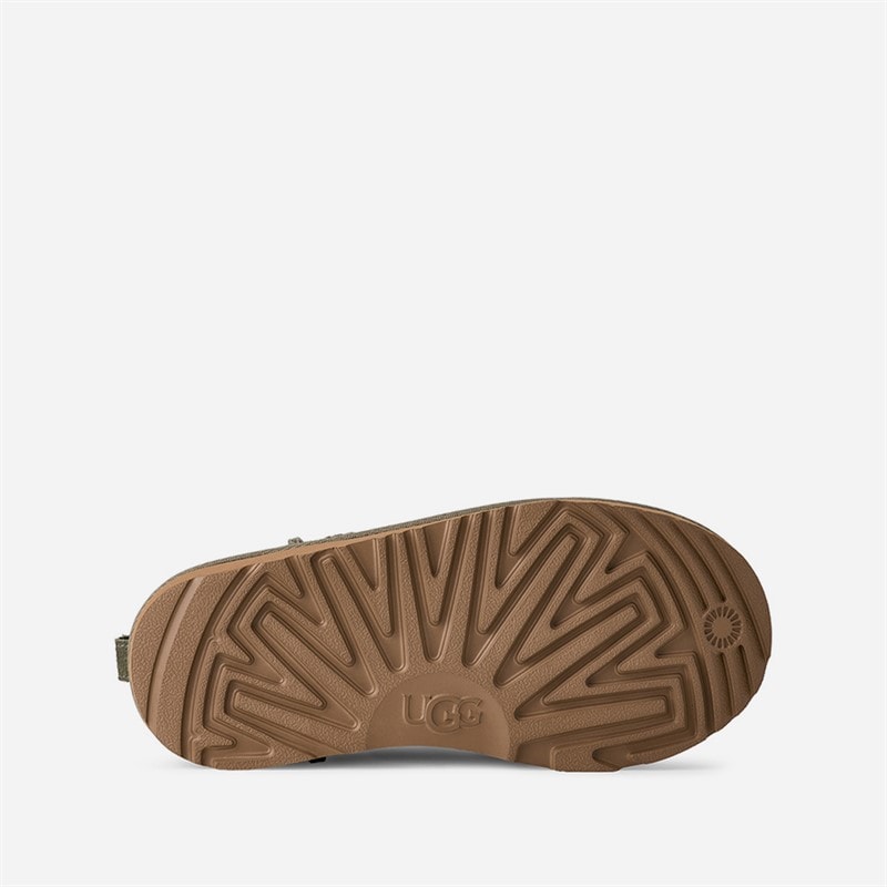UGG® Kids Classic Ultra Mini Boots Moss Green/Amphoria - Image 3