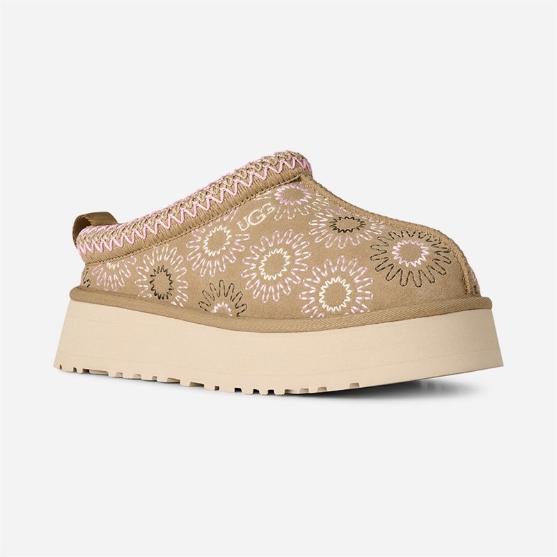 UGG® Womens Tazz Sun Stitch Slippers Mustard Seed - Image 2