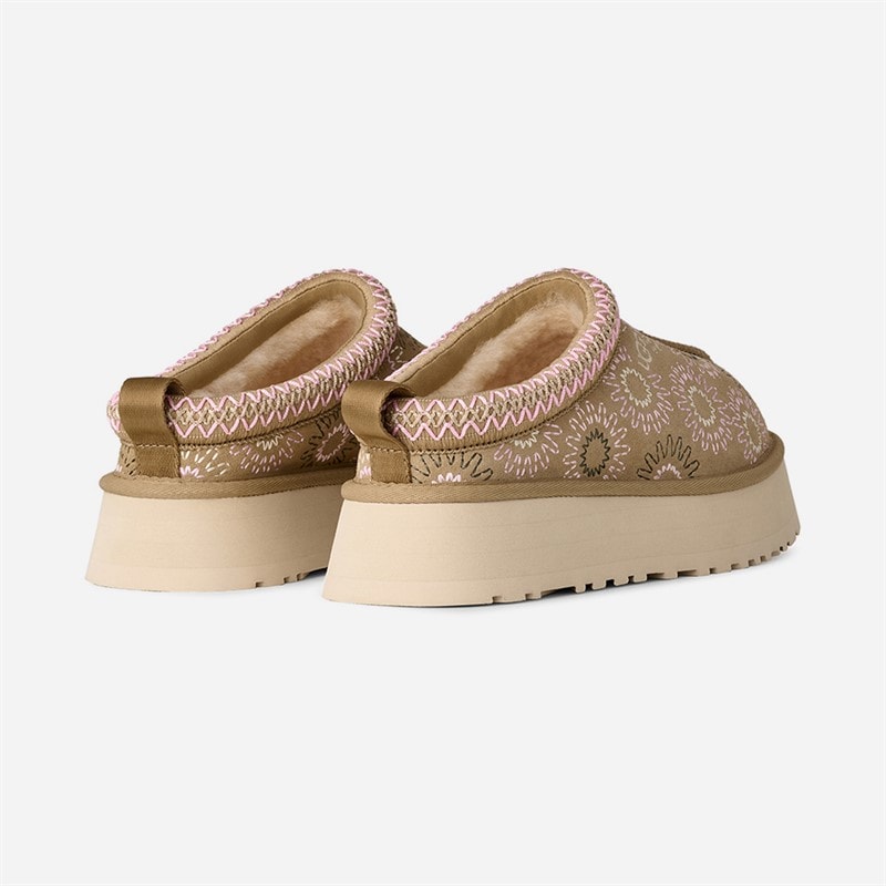 UGG® Womens Tazz Sun Stitch Slippers Mustard Seed - Image 4