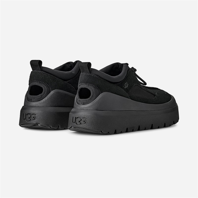 UGG® Mens Heritage Utility Axoid Trainers Black/Black - Image 3