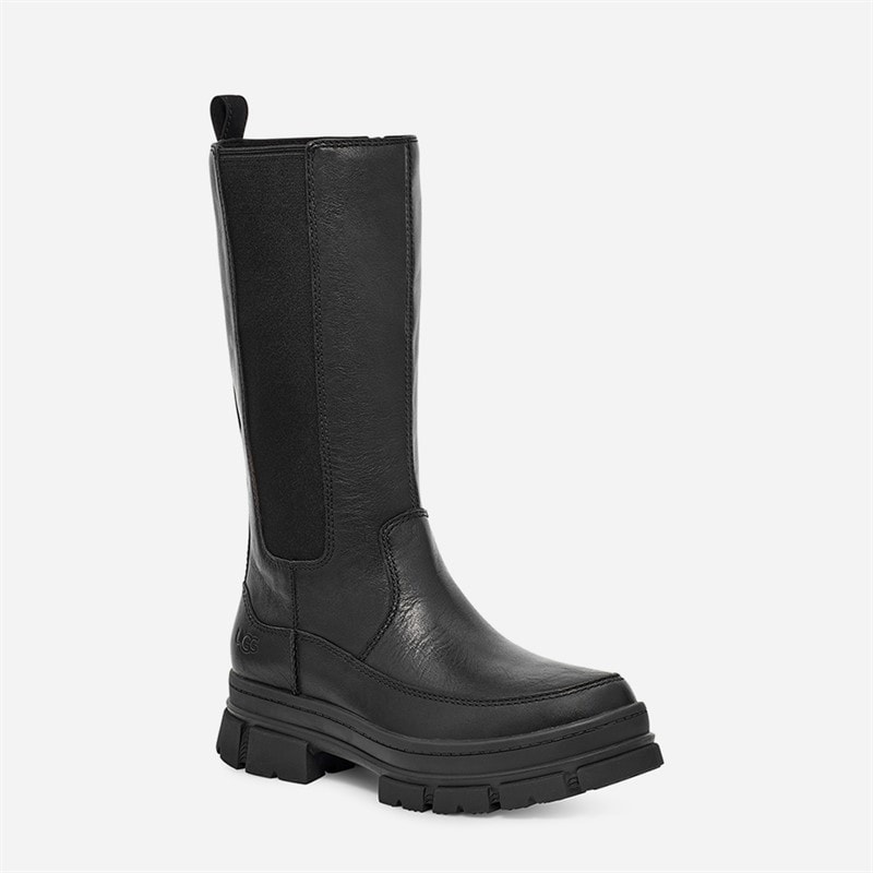 UGG® Womens Ashton High Chelsea Boots Black - Image 2
