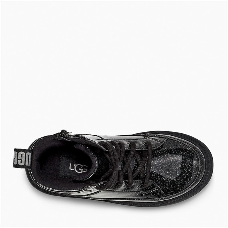 UGG® Girls Robley Glitter Boots Black - Image 3