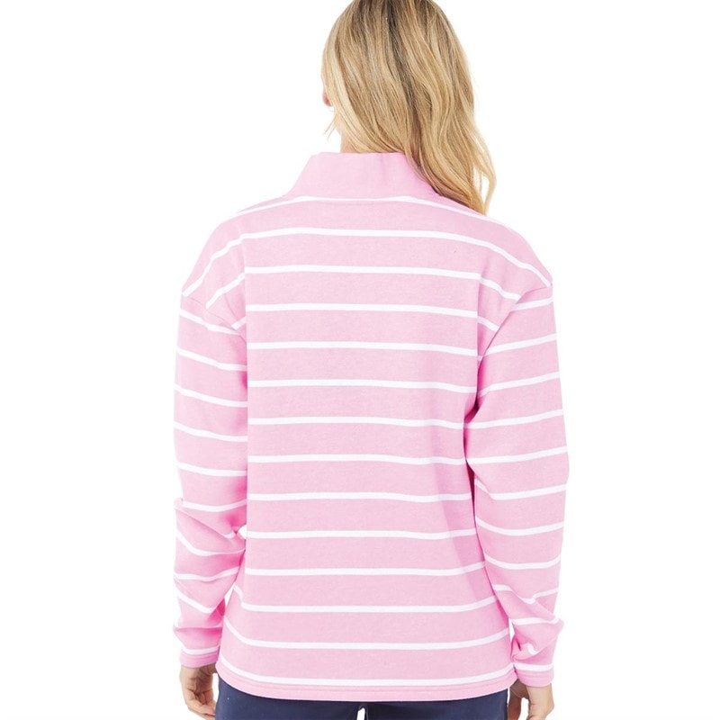 Lagooners Womens Nell Sweatshirt Pink - Image 2