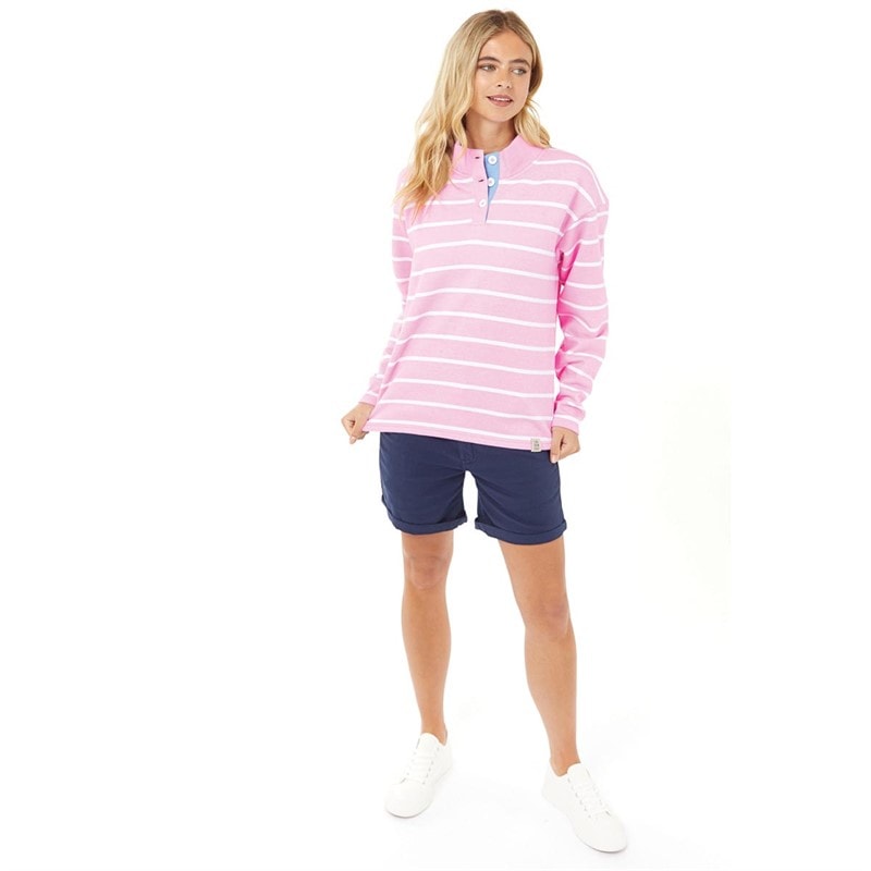 Lagooners Womens Nell Sweatshirt Pink - Image 3