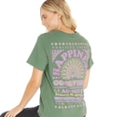 Lagooners Womens Happiness T-Shirt Khaki