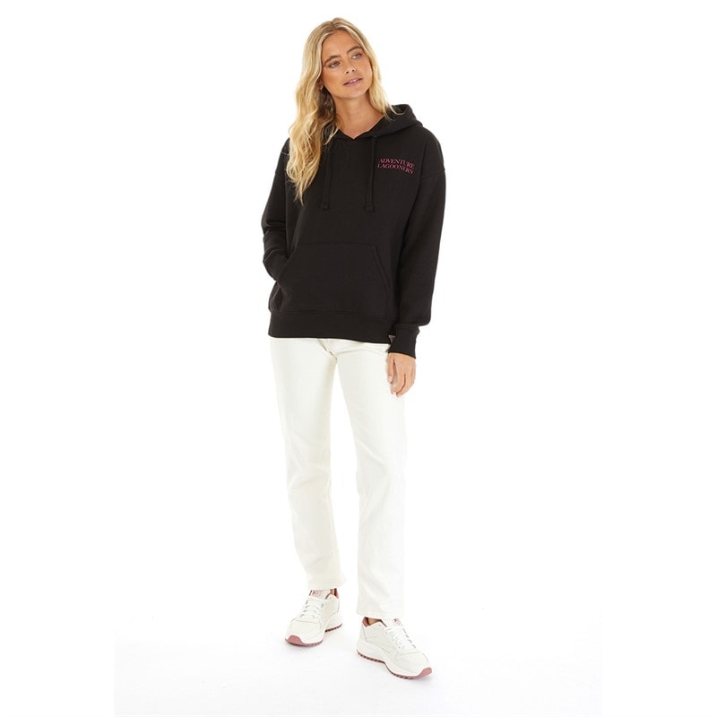 Lagooners Womens Adventure Hoodie Black - Image 4