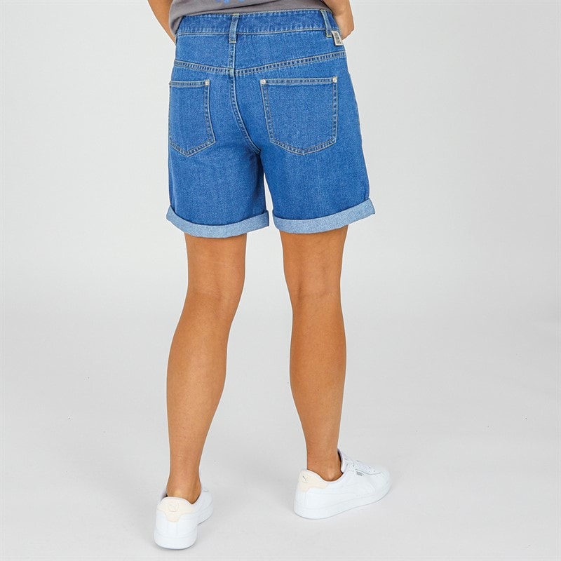Lagooners Womens Landscape Shorts Mid Blue - Image 2