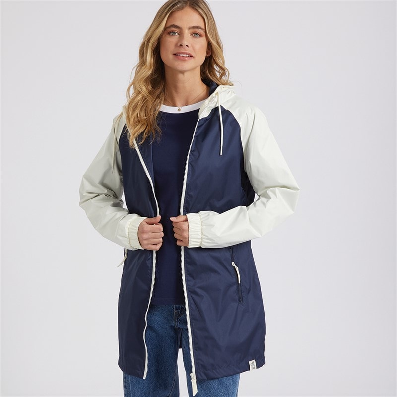 Lagooners Womens Blossom Jacket Navy - Image 1