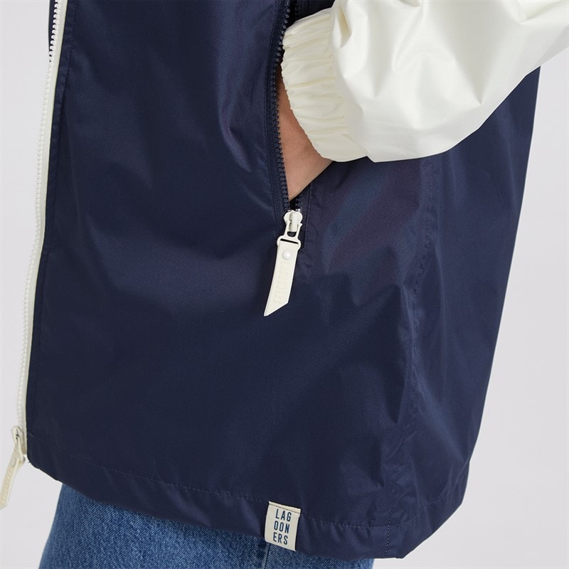 Lagooners Womens Blossom Jacket Navy - Image 3