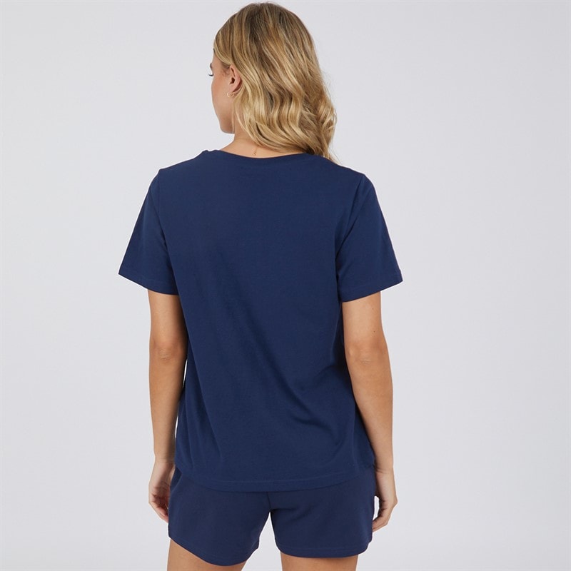 Lagooners Womens North West T-Shirt And Shorts Navy - Image 2
