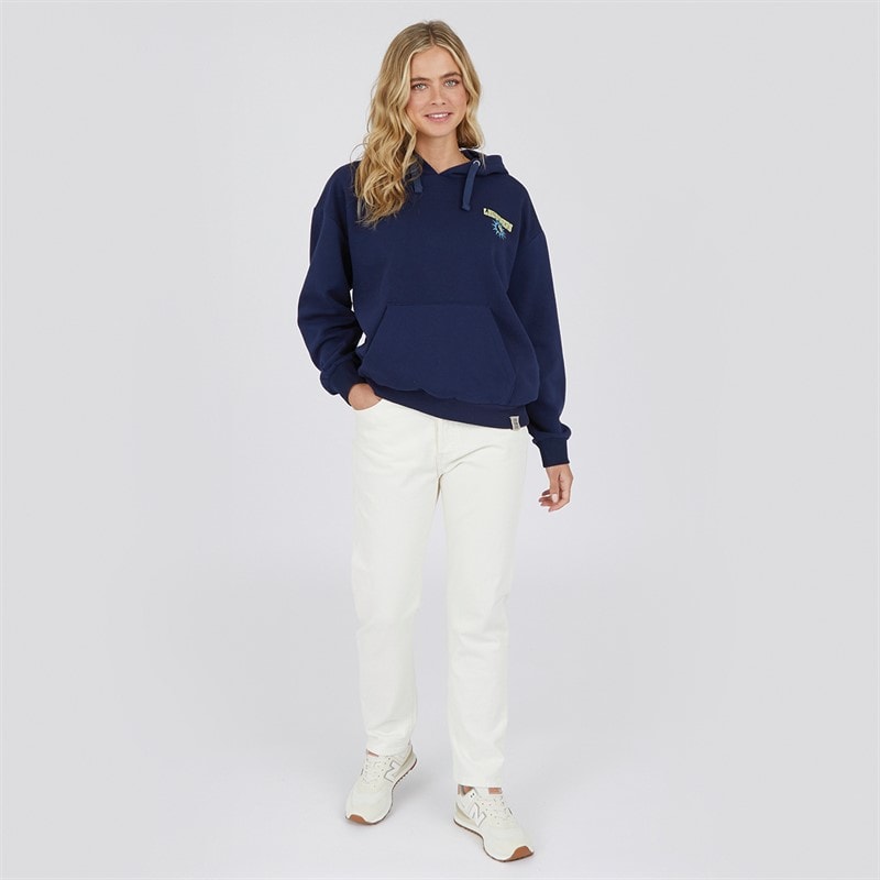 Lagooners Womens Mindful Hoodie Navy - Image 4
