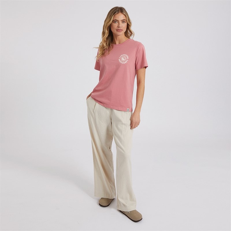 Lagooners Womens Primrose T-Shirt Peach Pink - Image 4