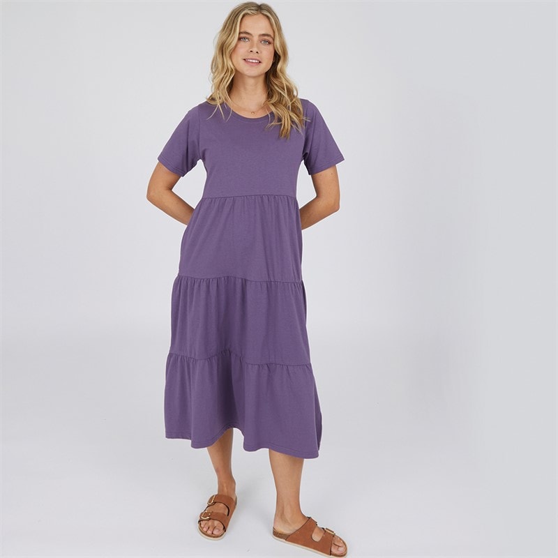 Lagooners Womens National Dress Deep Grape - Image 3
