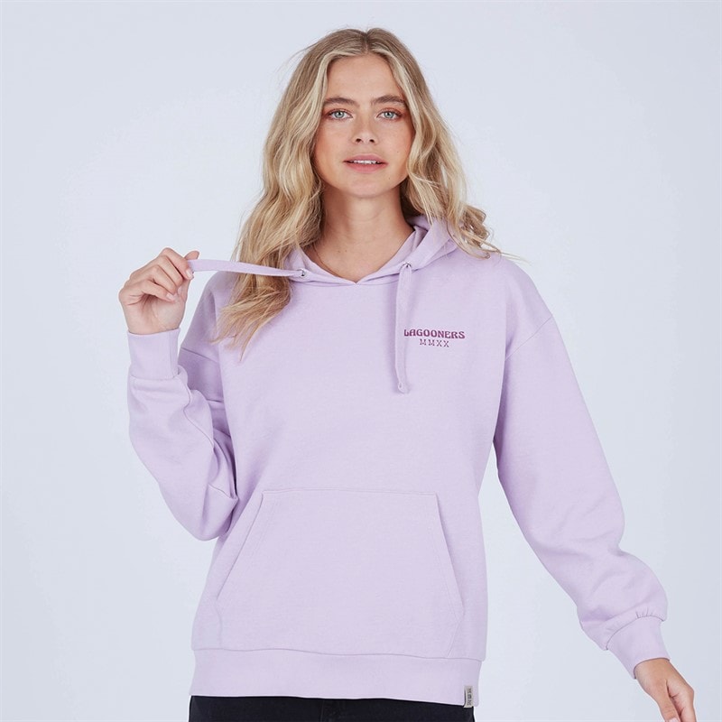 Lagooners Womens Gratitude Hoodie Lilac - Image 2