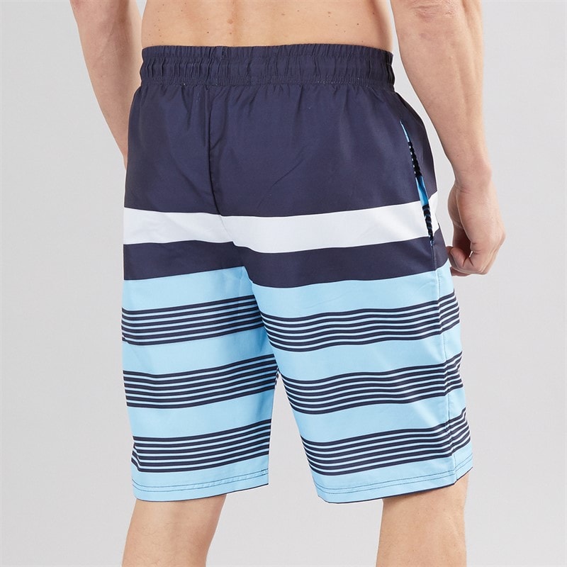 Lagooners Mens Eccleston Board Shorts Blue - Image 2