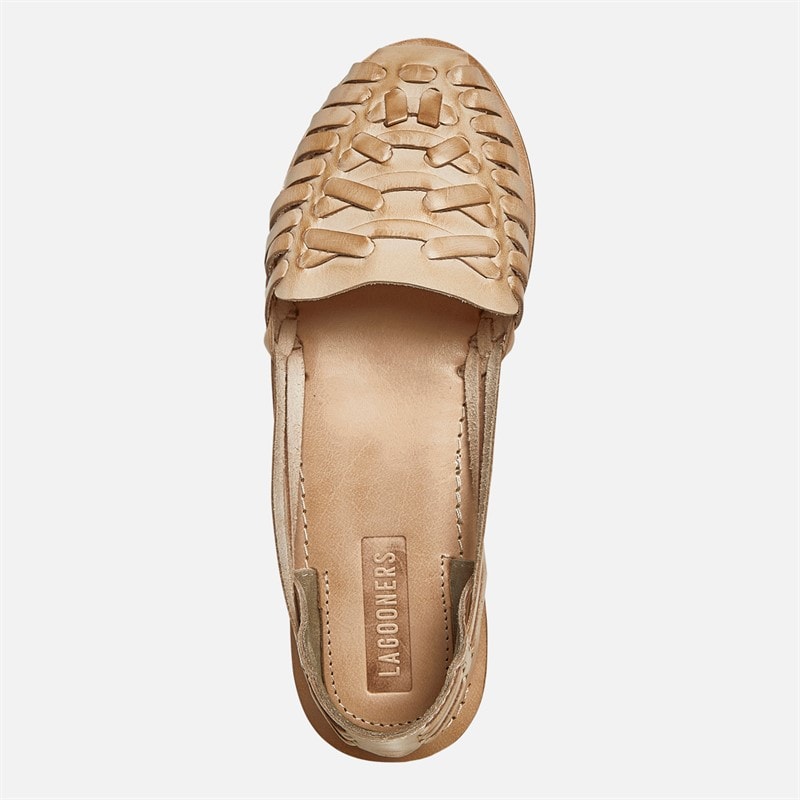Lagooners Womens Amelia Sandals Natural - Image 4