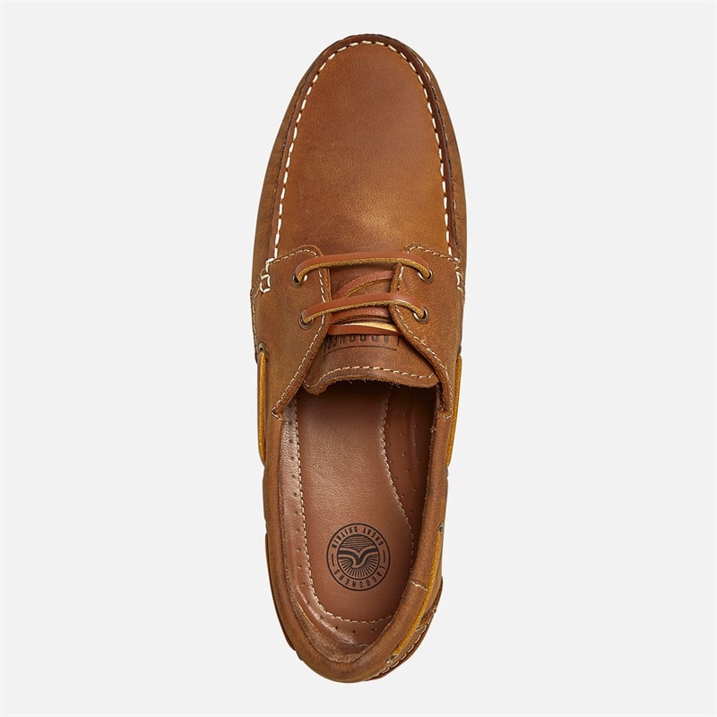 Lagooners Mens Arthur Deck Shoes Brown - Image 4