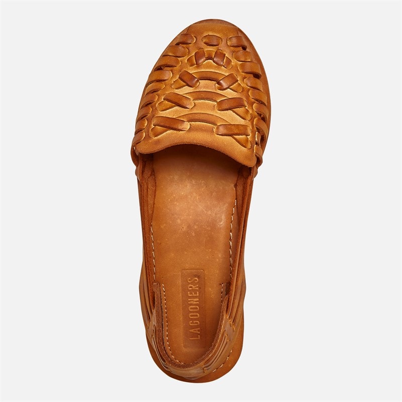 Lagooners Womens Amelia Sandals Tan - Image 4