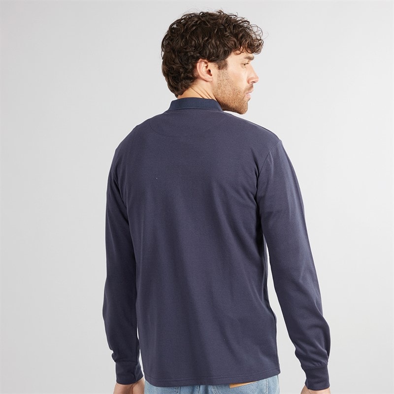 Lagooners Mens Ridge Polo Shirt Top Dark Navy - Image 2