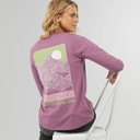 Lagooners Womens Cullen Long Sleeve T-Shirt Rosebud
