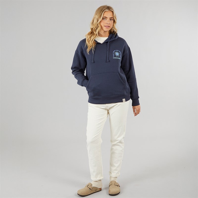 Lagooners Womens Falkirk Hoodie Navy - Image 4