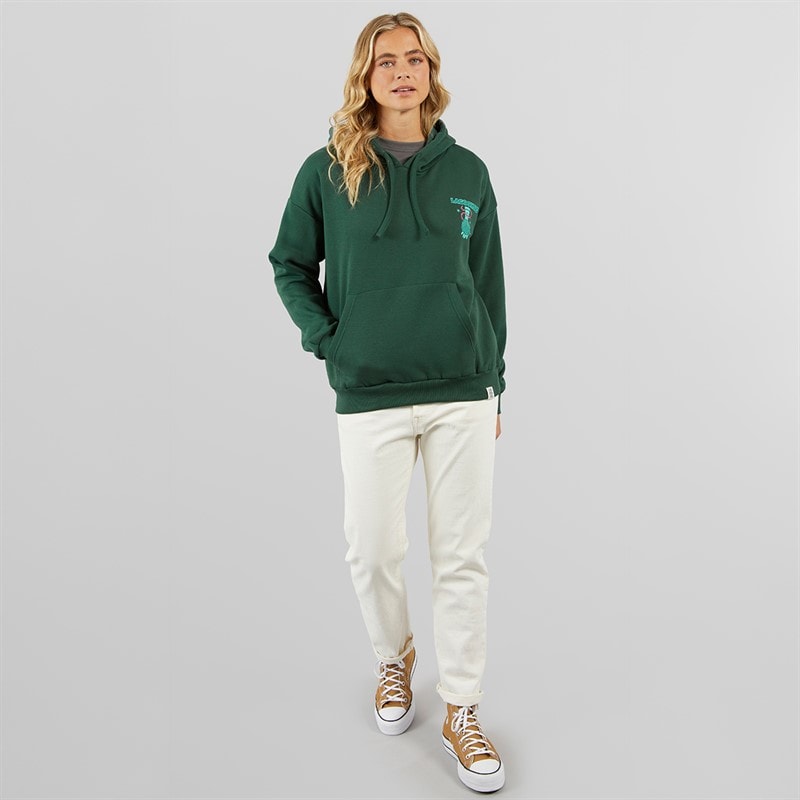 Lagooners Womens Hamilton Hoodie Khaki - Image 4