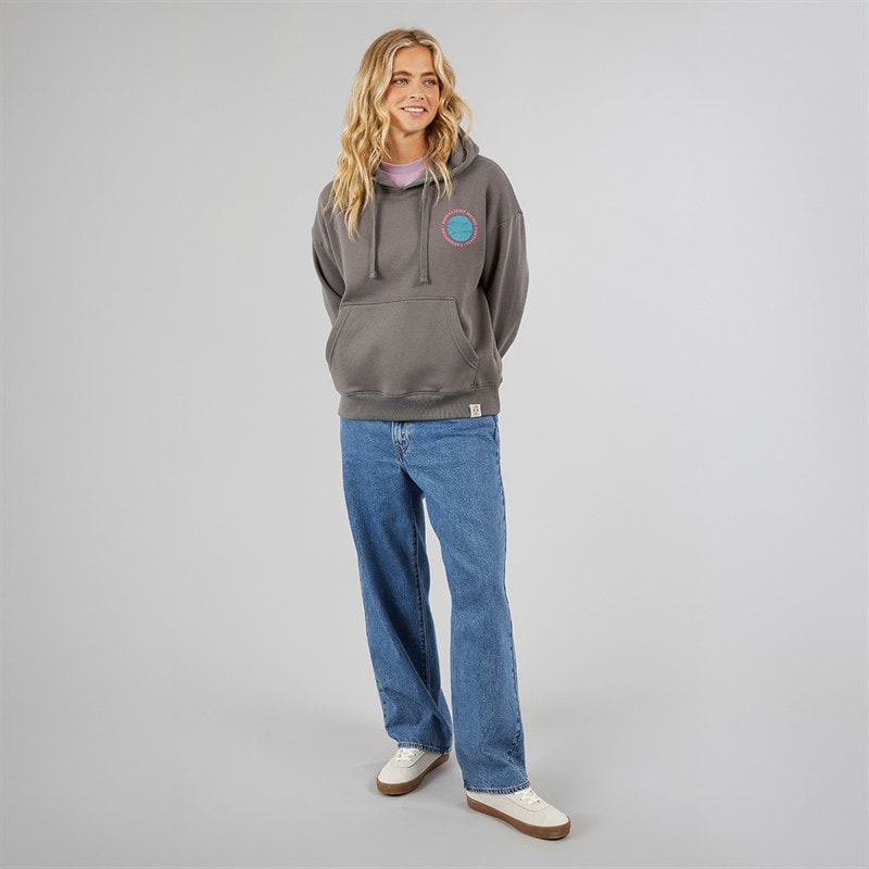 Lagooners Womens Moonlight Hoodie Charcoal - Image 4