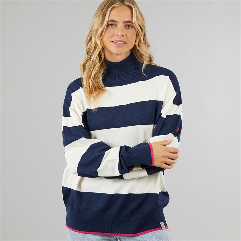 Lagooners Womens Caerleon Jumper Navy - Image 1