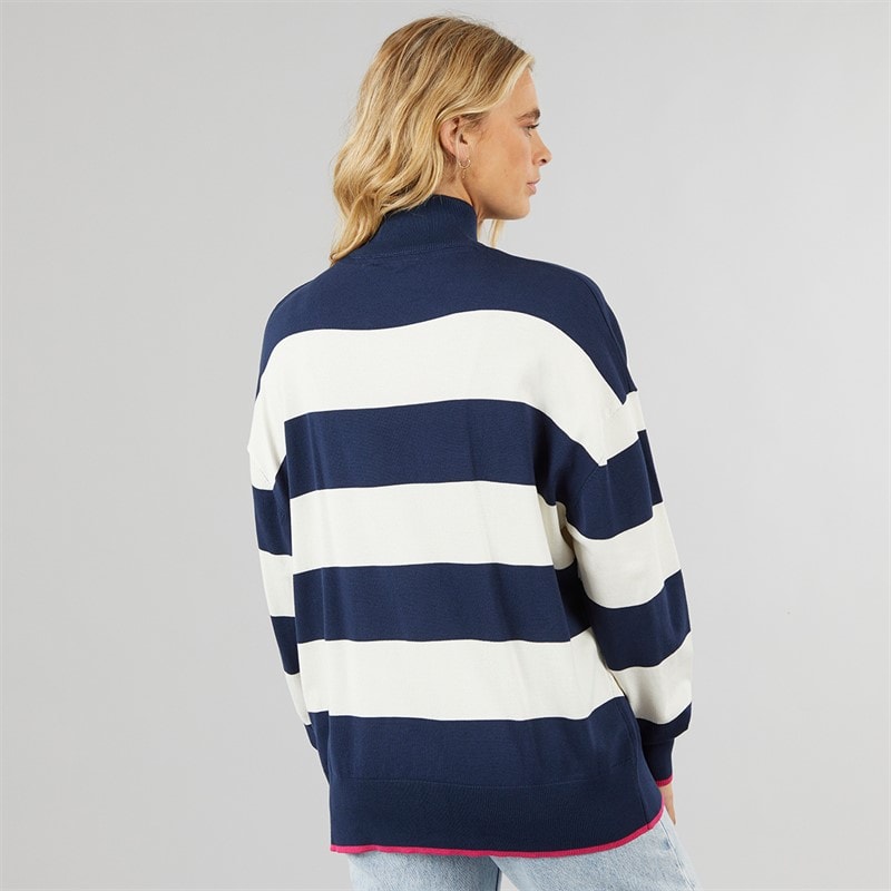 Lagooners Womens Caerleon Jumper Navy - Image 2