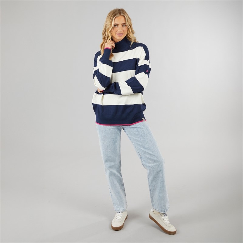 Lagooners Womens Caerleon Jumper Navy - Image 4