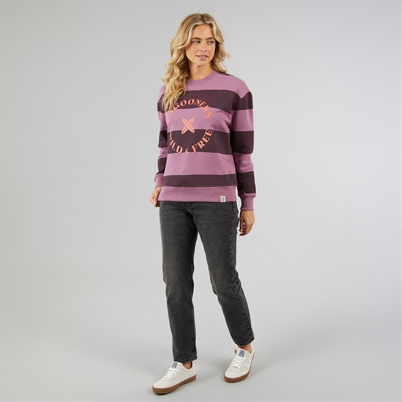 Lagooners Womens New Lanark Sweatshirt Plum - Image 3
