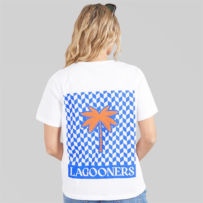 Lagooners Womens Cobblefen T-Shirt White - Image 3