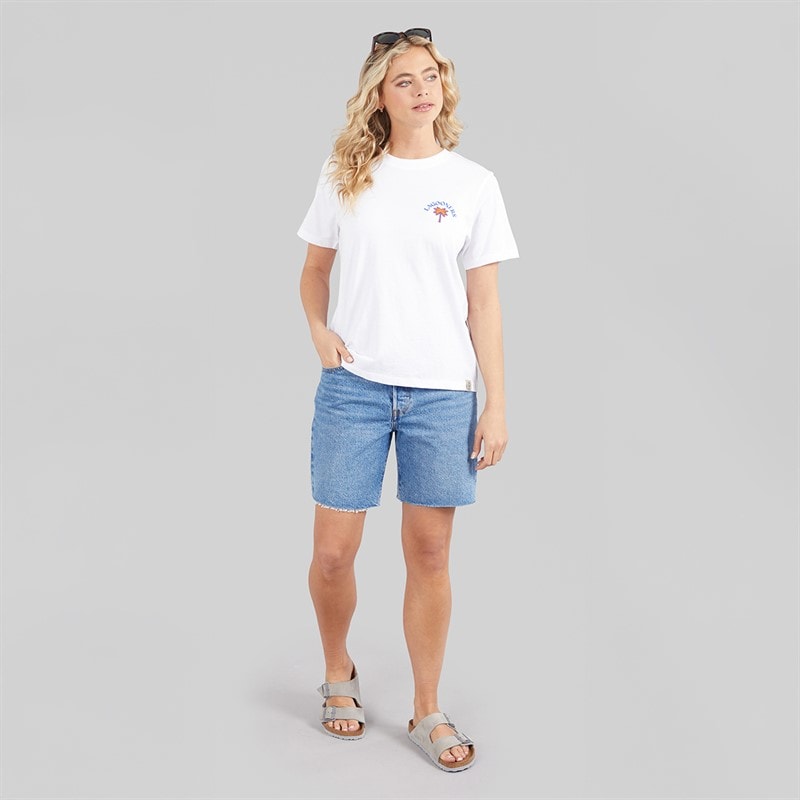 Lagooners Womens Cobblefen T-Shirt White - Image 4