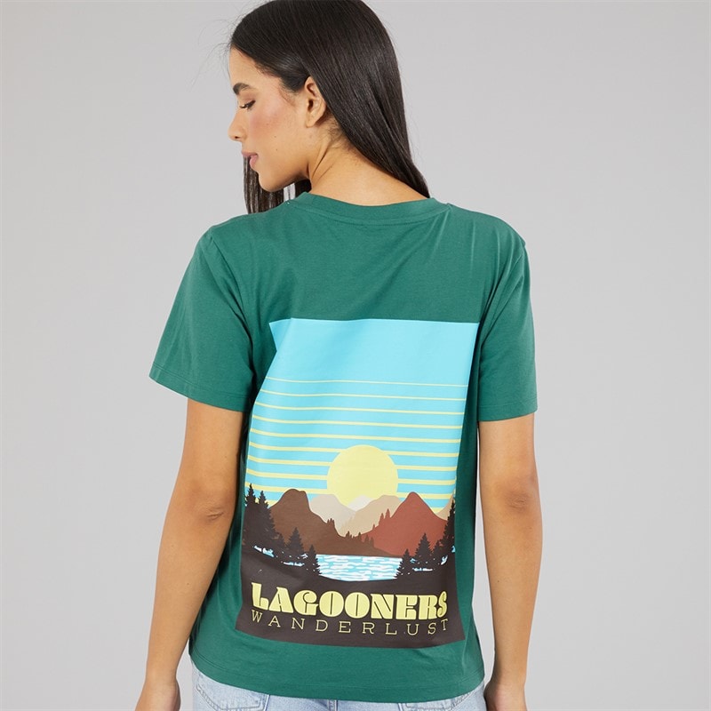 Lagooners Womens Mistmere T-Shirt Khaki - Image 3