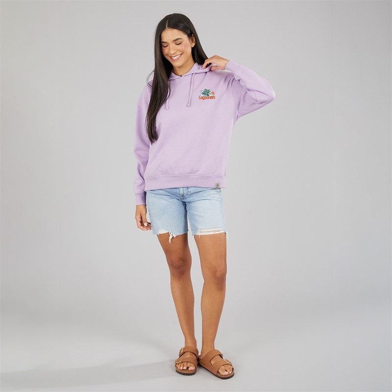 Lagooners Womens Whitchurch Vale Hoodie Lilac - Image 4