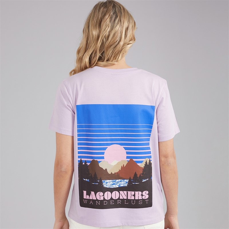 Lagooners Womens Mistmere T-Shirt Lilac - Image 3
