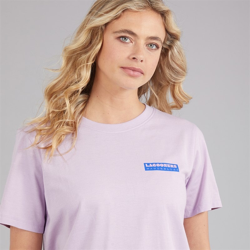 Lagooners Womens Mistmere T-Shirt Lilac - Image 5