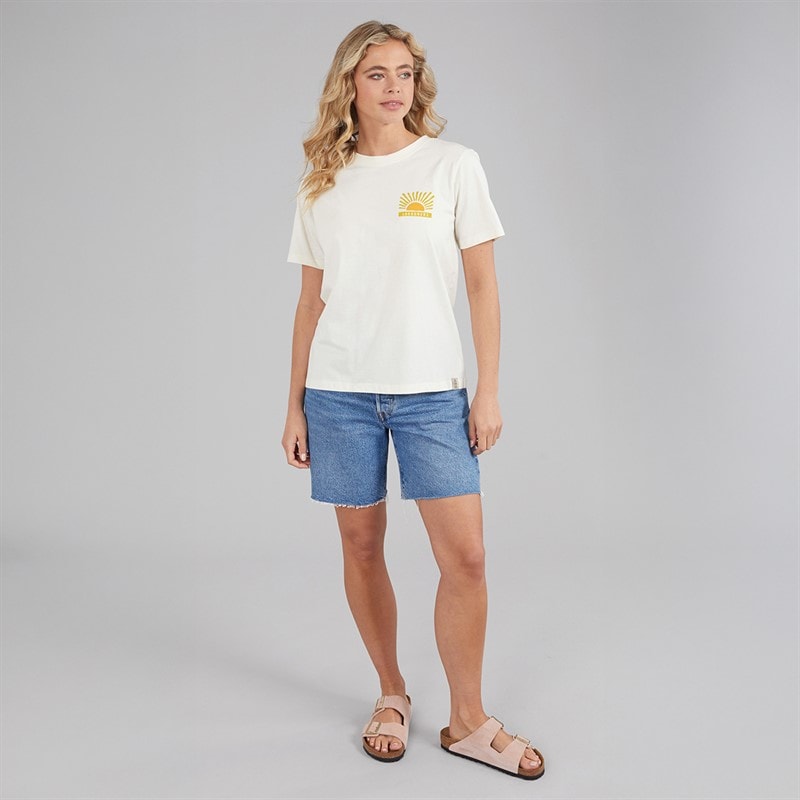 Lagooners Womens Dewby T-Shirt Ecru - Image 4