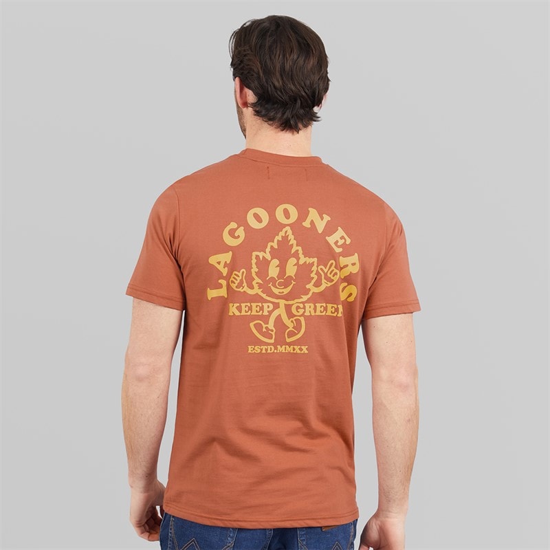 Lagooners Mens Tommy T-Shirt Clay - Image 3