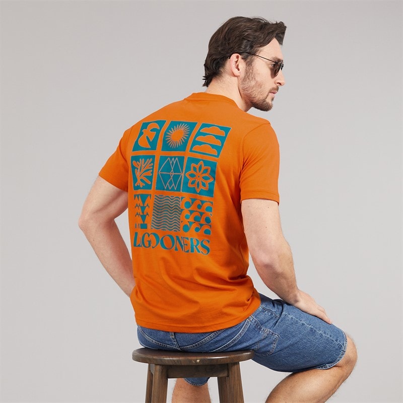 Lagooners Mens Nico Three Pack T-Shirts Multi - Image 2