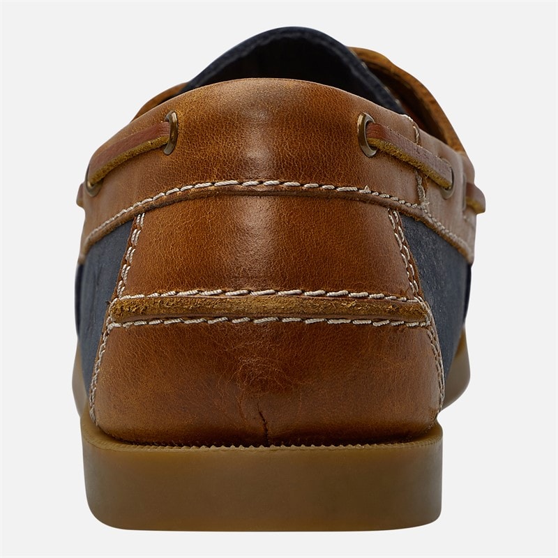 Lagooners Mens Arthur Deck Shoes Navy - Image 3