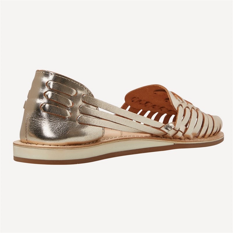 Lagooners Womens Amelia Sandals Gold - Image 4