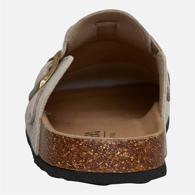 Lagooners Womens Freya Mules Beige Suede - Image 4