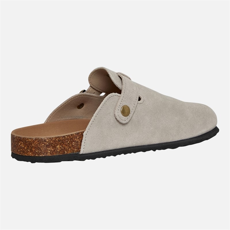 Lagooners Womens Freya Mules Beige Suede - Image 5