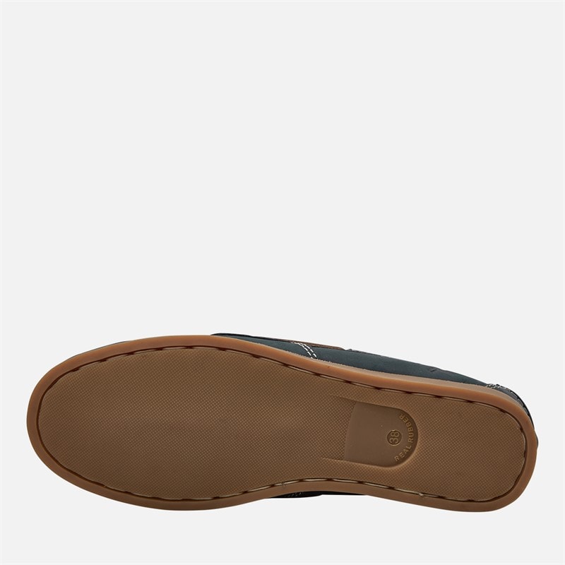 Lagooners Womens Janey Deck Shoes Navy/Pink - Image 2