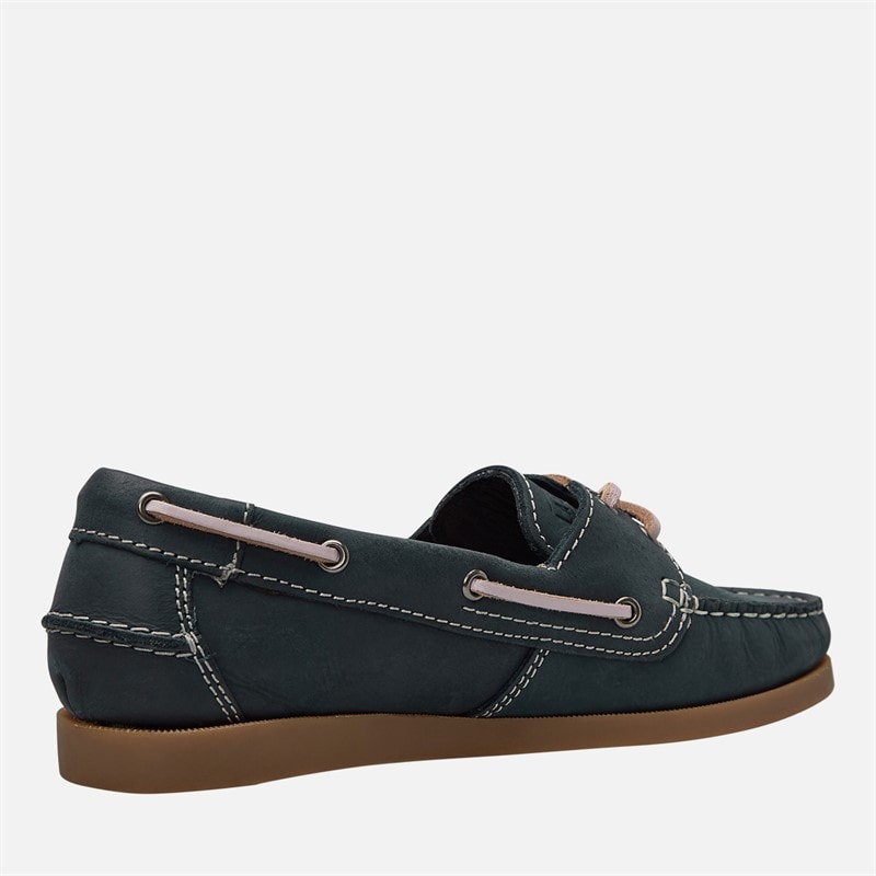 Lagooners Womens Janey Deck Shoes Navy/Pink - Image 5