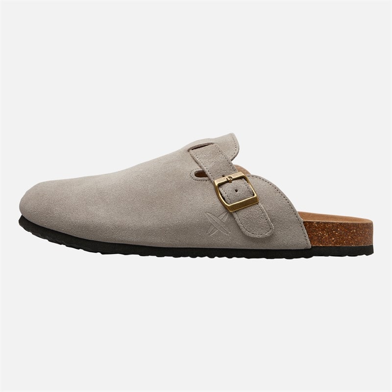 Lagooners Mens Noah Mules Beige Suede - Image 2