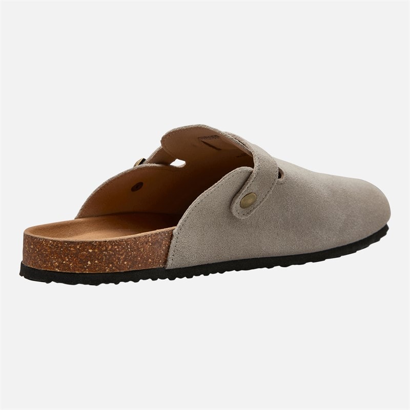 Lagooners Mens Noah Mules Beige Suede - Image 4