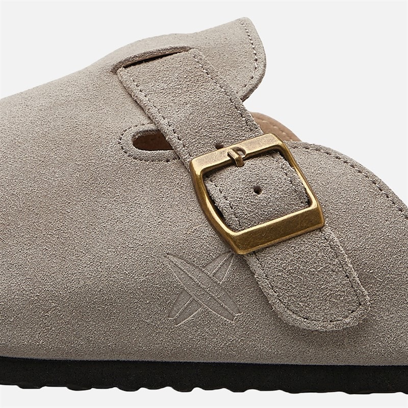 Lagooners Mens Noah Mules Beige Suede - Image 5