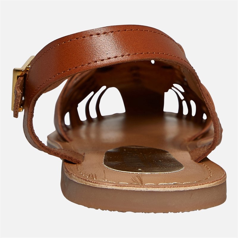 Lagooners Womens Isla Sandals Tan Leather - Image 4